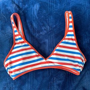 Aerie Striped Swim Suit Top